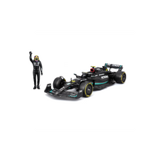 Mercedes W14 E Performance #44 Lewis Hamilton F1 2023 - Diecast Model 1:24 with Driver