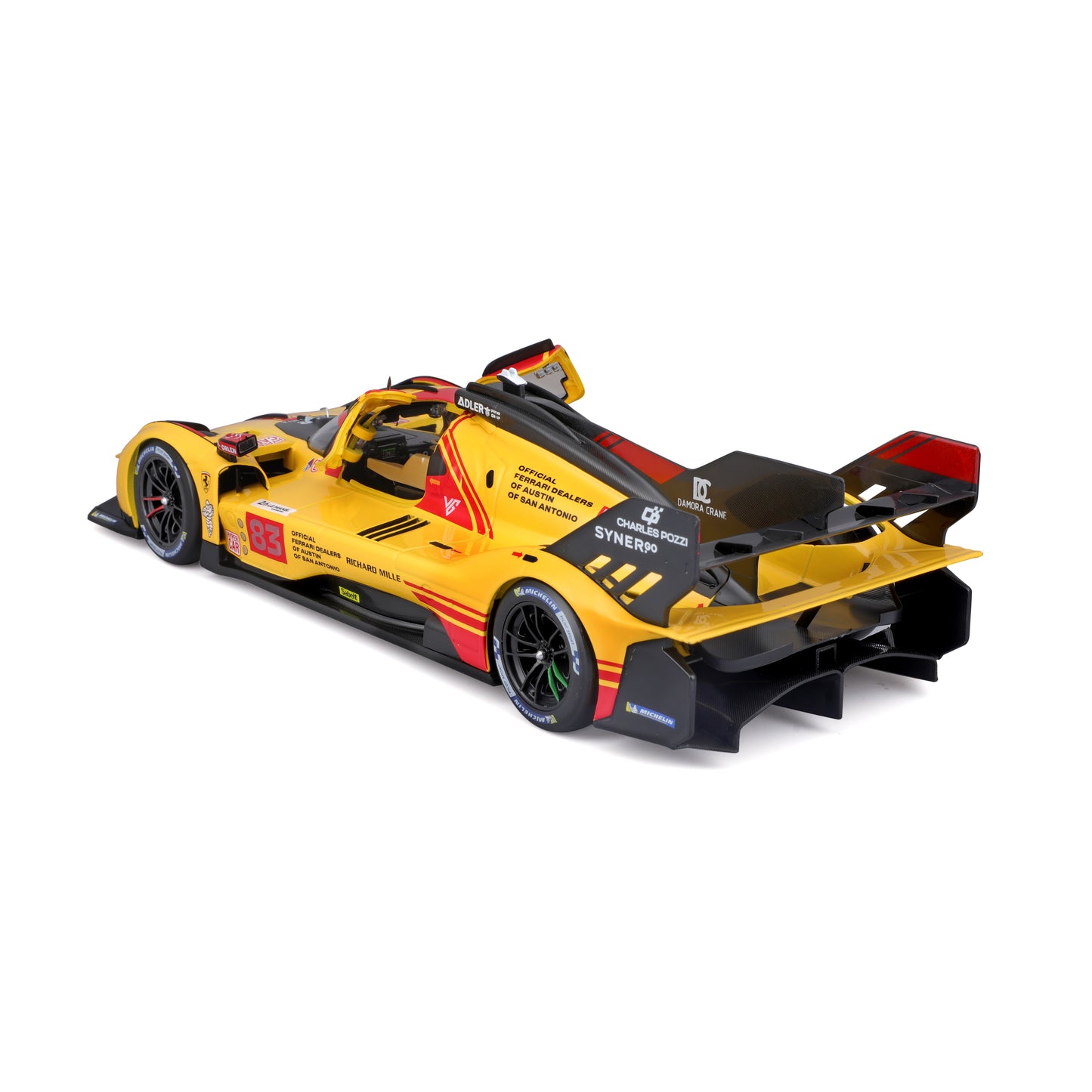 Ferrari 499P #83 - 24 Hours of Le Mans 2024 - 1:18 Scale Diecast Model with Opening Doors
