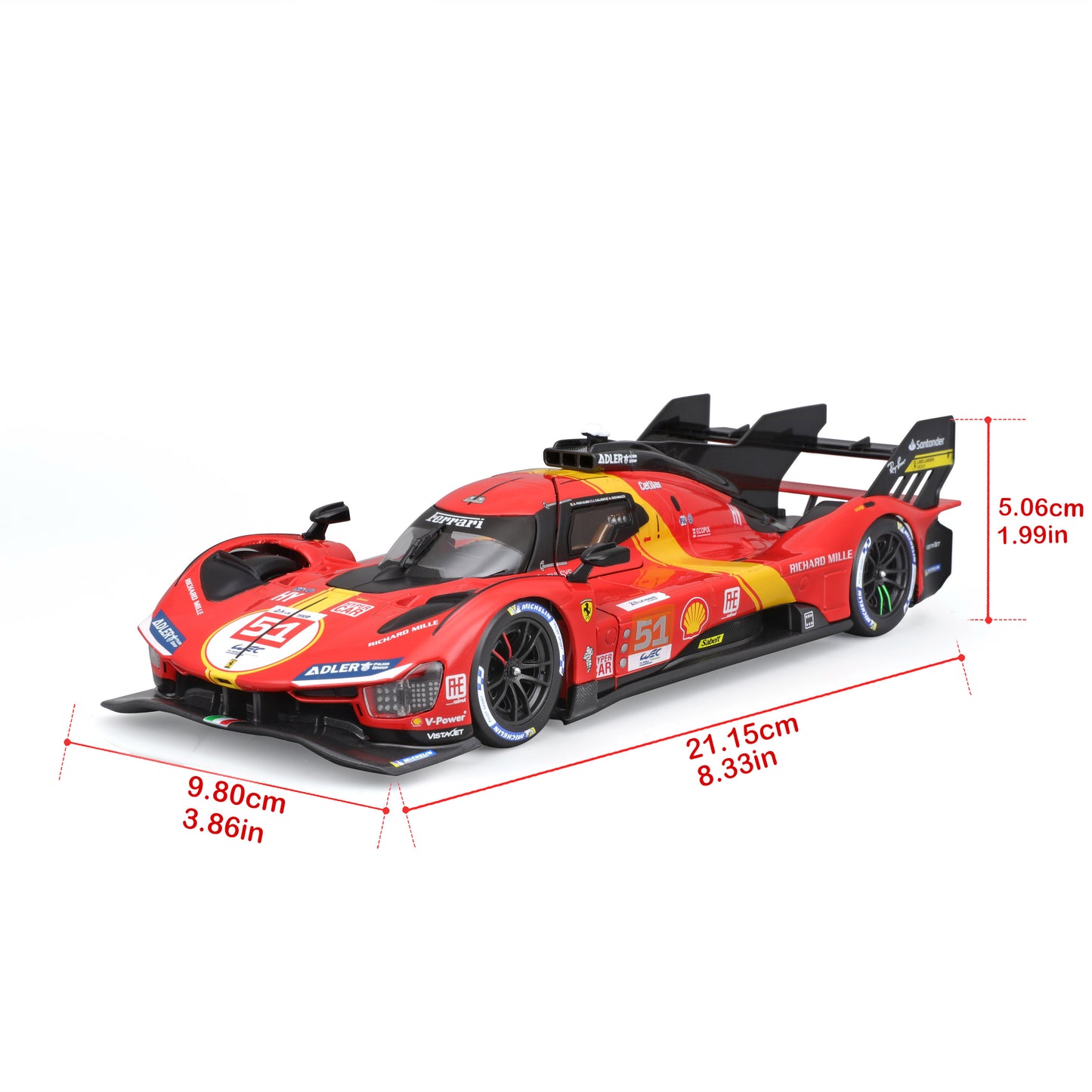 Modellbausatz Ferrari 499P #51 24h Le Mans Champion 2023 - Massstab 1:24