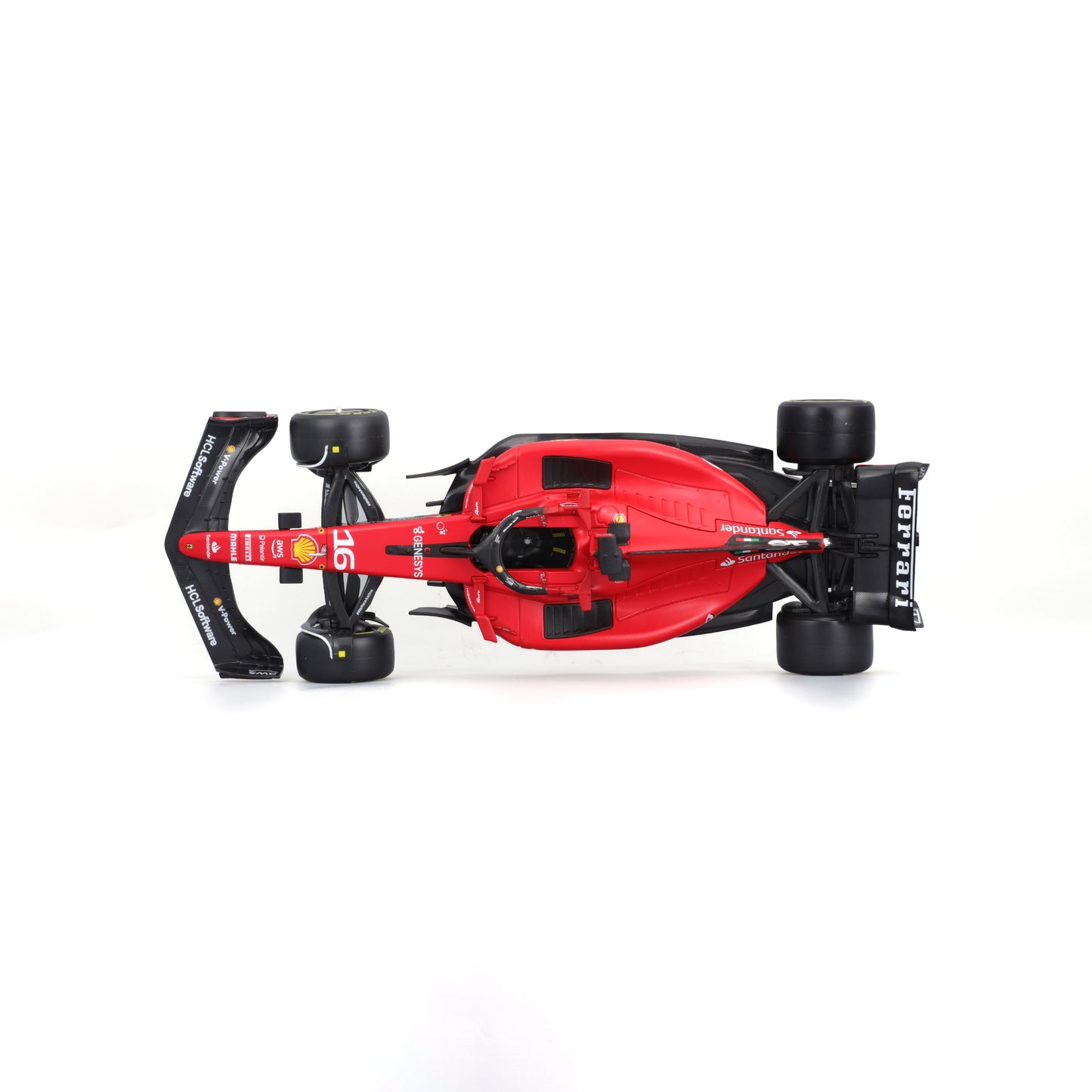Ferrari SF-23 Charles Leclerc #16 - 1:24 Diecast Modell mit Fahrer