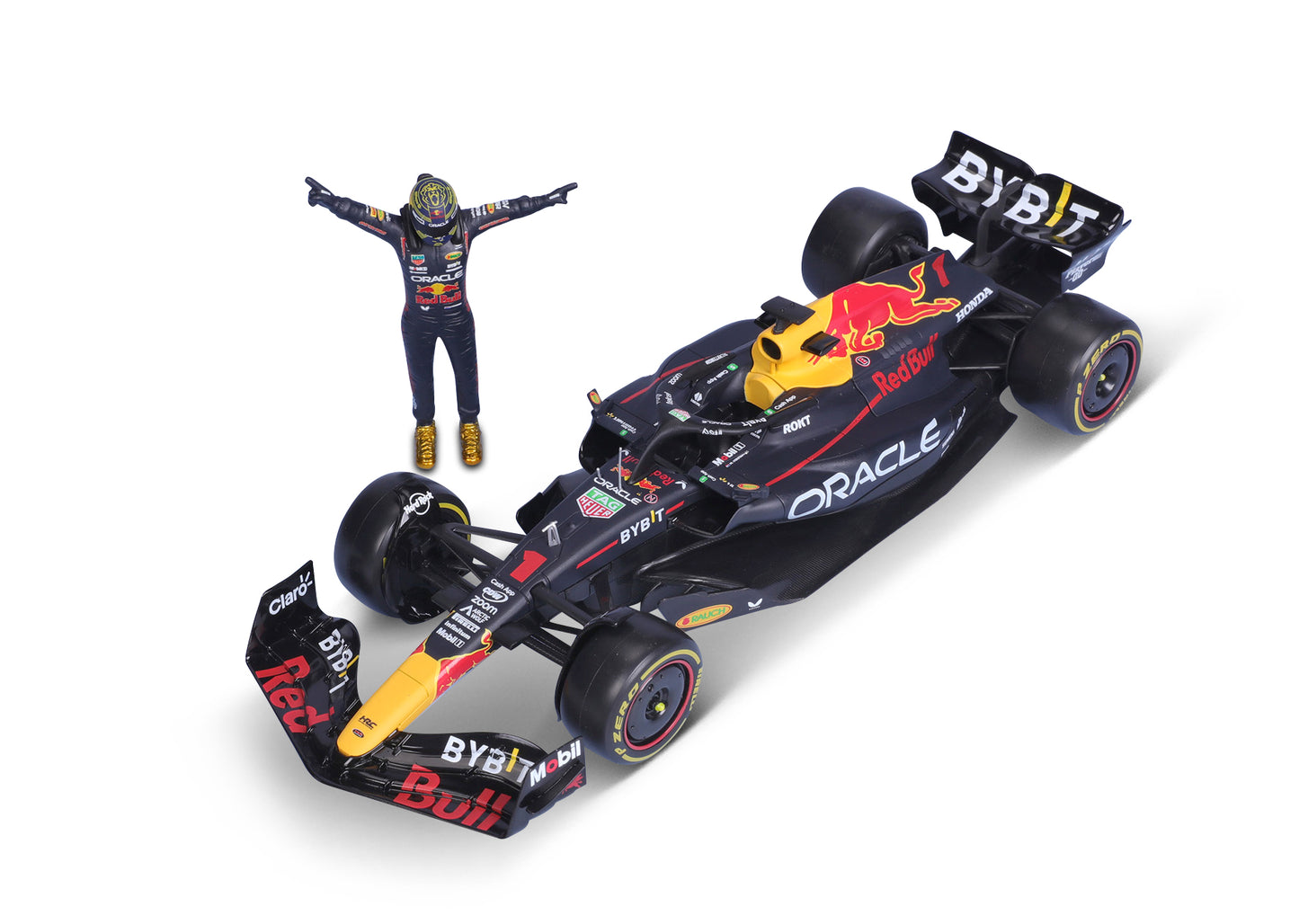 Red Bull RB19 #1 Max Verstappen F1 2023 - 1:24 Diecast Modell mit Fahrer