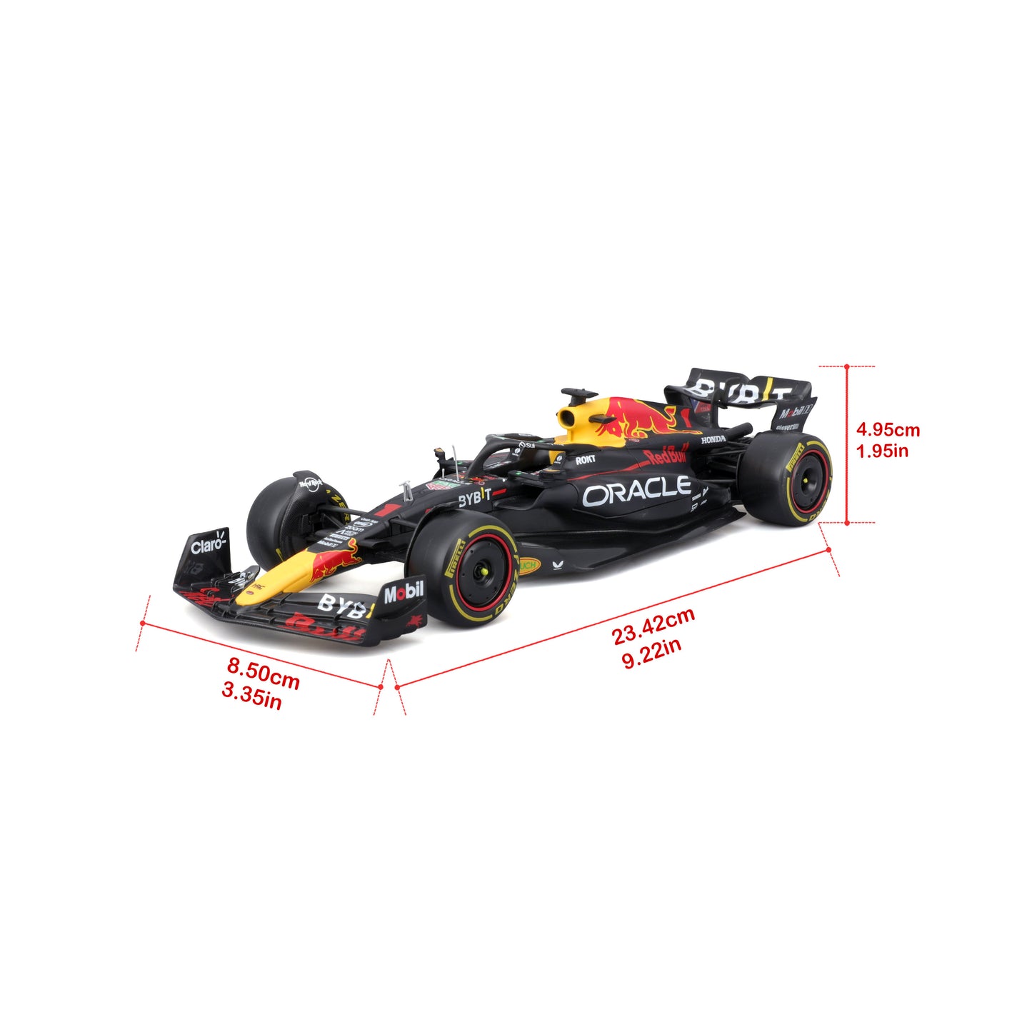 Red Bull RB19 #1 Max Verstappen F1 2023 - 1:24 Diecast Modell mit Fahrer