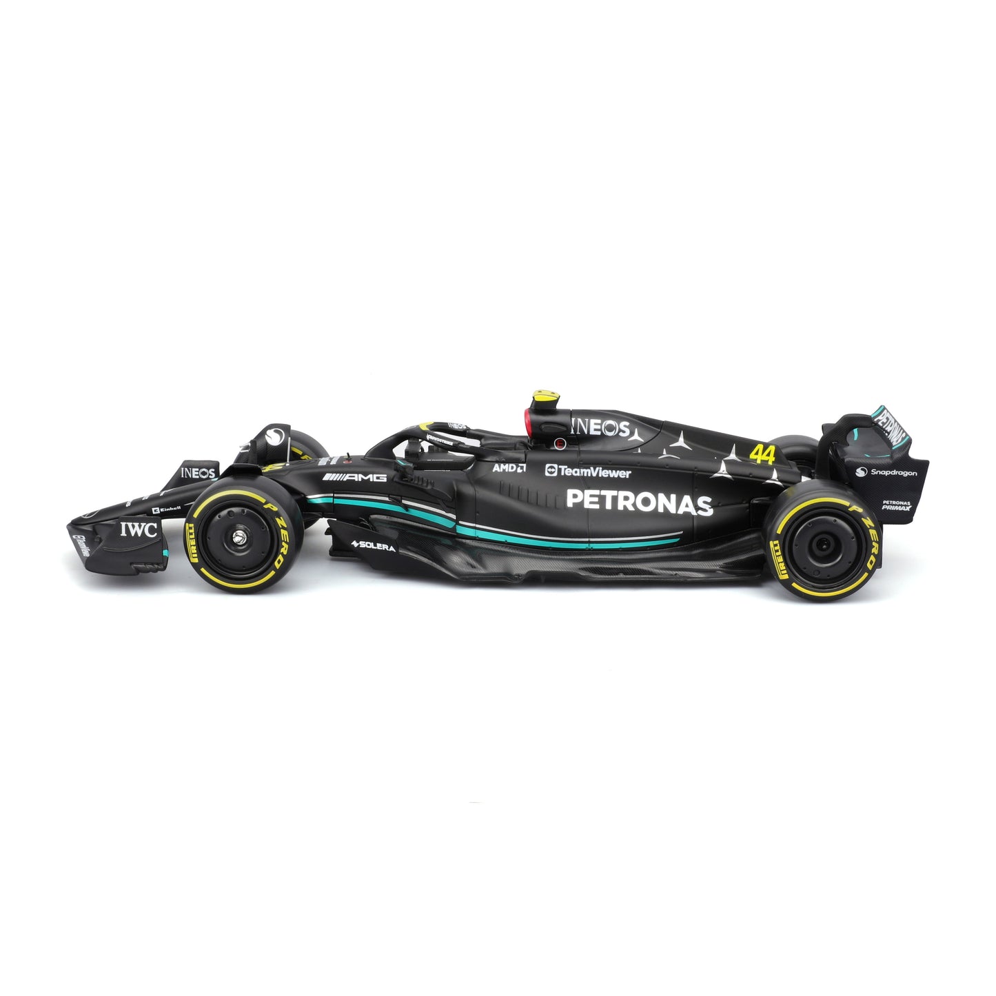 Mercedes W14 E Performance #44 Lewis Hamilton F1 2023 - Diecast Model 1:24 with Driver