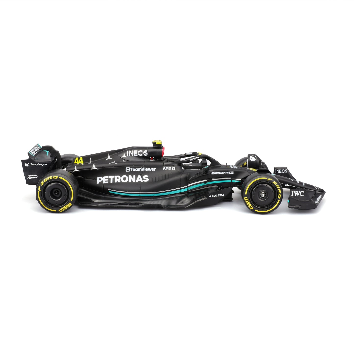 Mercedes W14 E Performance #44 Lewis Hamilton F1 2023 - Diecast Model 1:24 with Driver