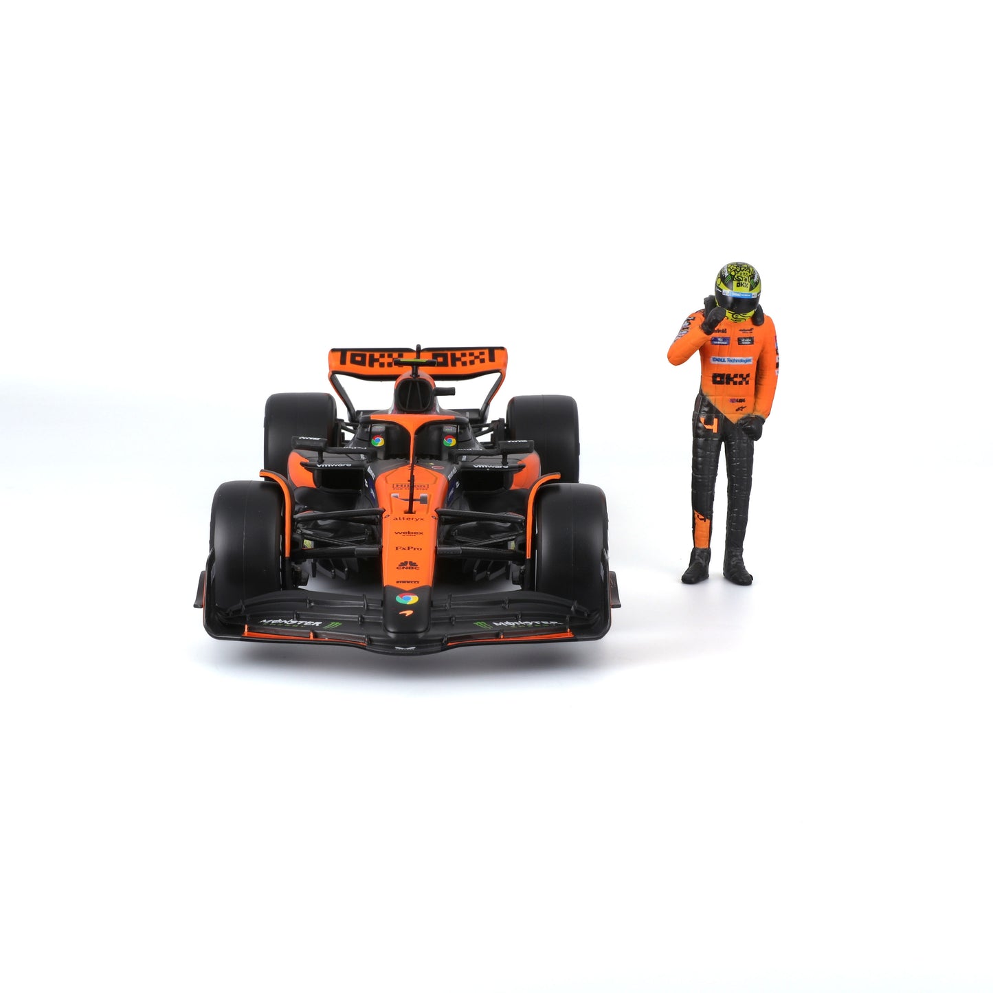 McLaren MCL38 Lando Norris #4 F1 2024 - 1:24 Scale Diecast Model with Driver