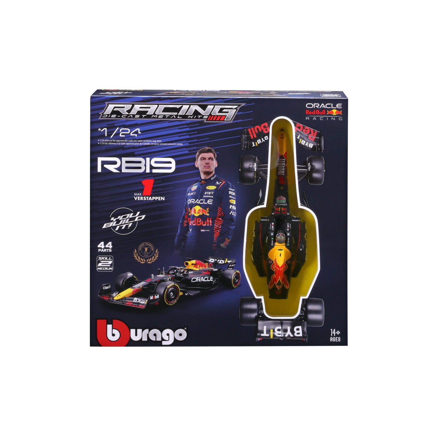 Modelbausatz Red Bull RB19 2023 #1 Max Verstappen - Massstab 1:24
