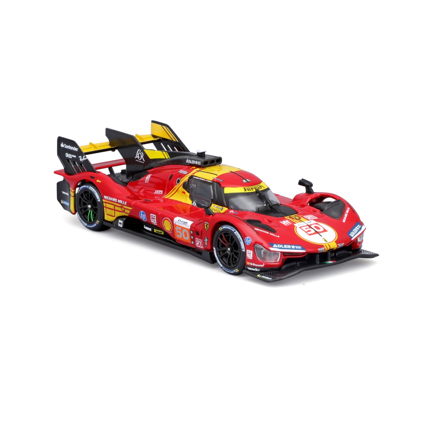 Ferrari 499P #50 24h Le Mans Champion 2024 - 1:43 Diecast Model with Display Case