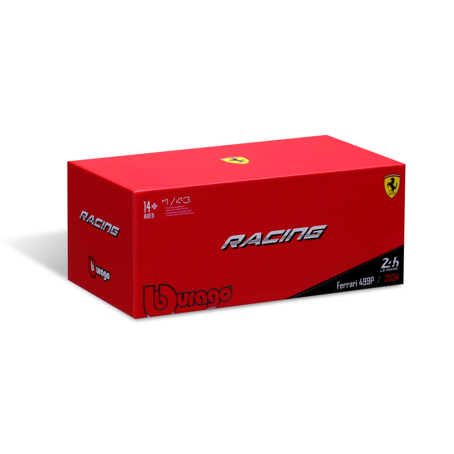 Ferrari 499P #50 24h Le Mans Champion 2024 - 1:43 Diecast Model with Display Case