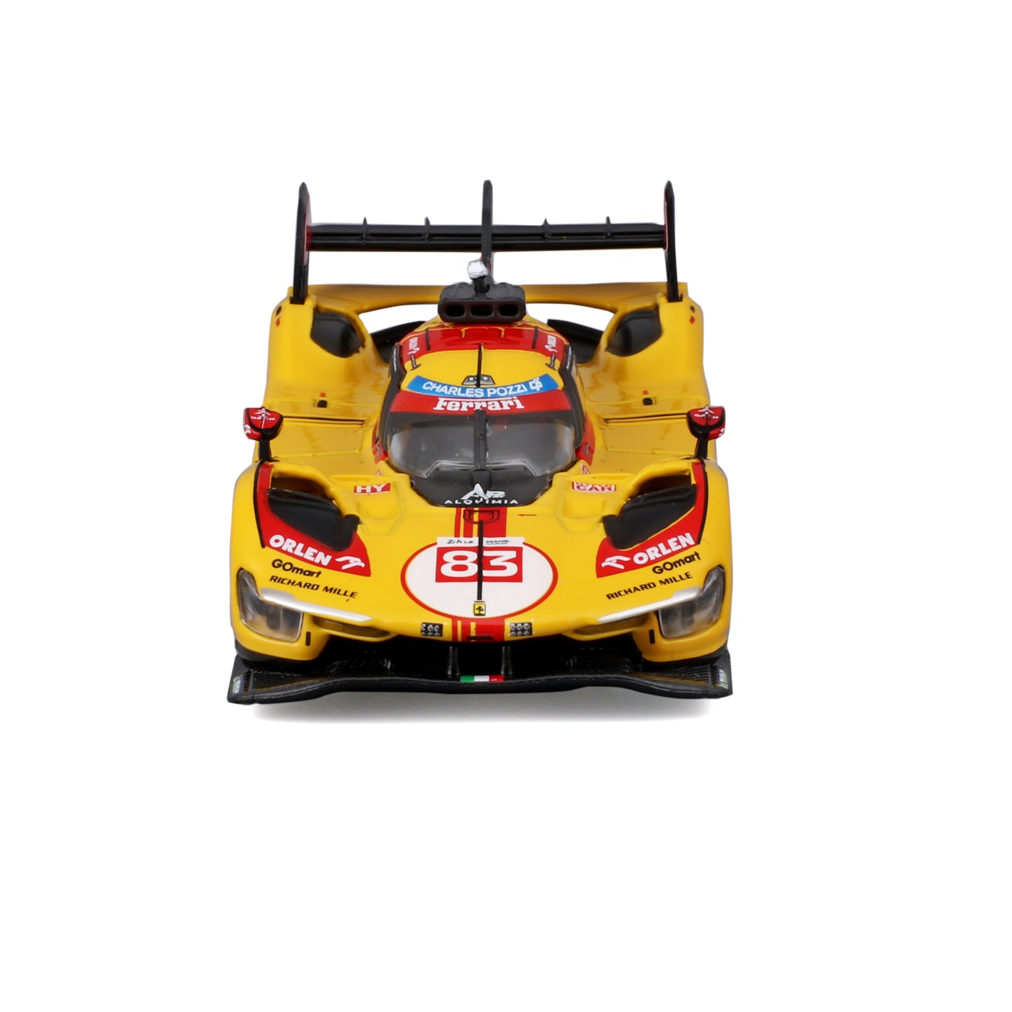 Ferrari 499P #83 - 24 Hours of Le Mans 2024 - 1:43 Scale Diecast Model with Display Case