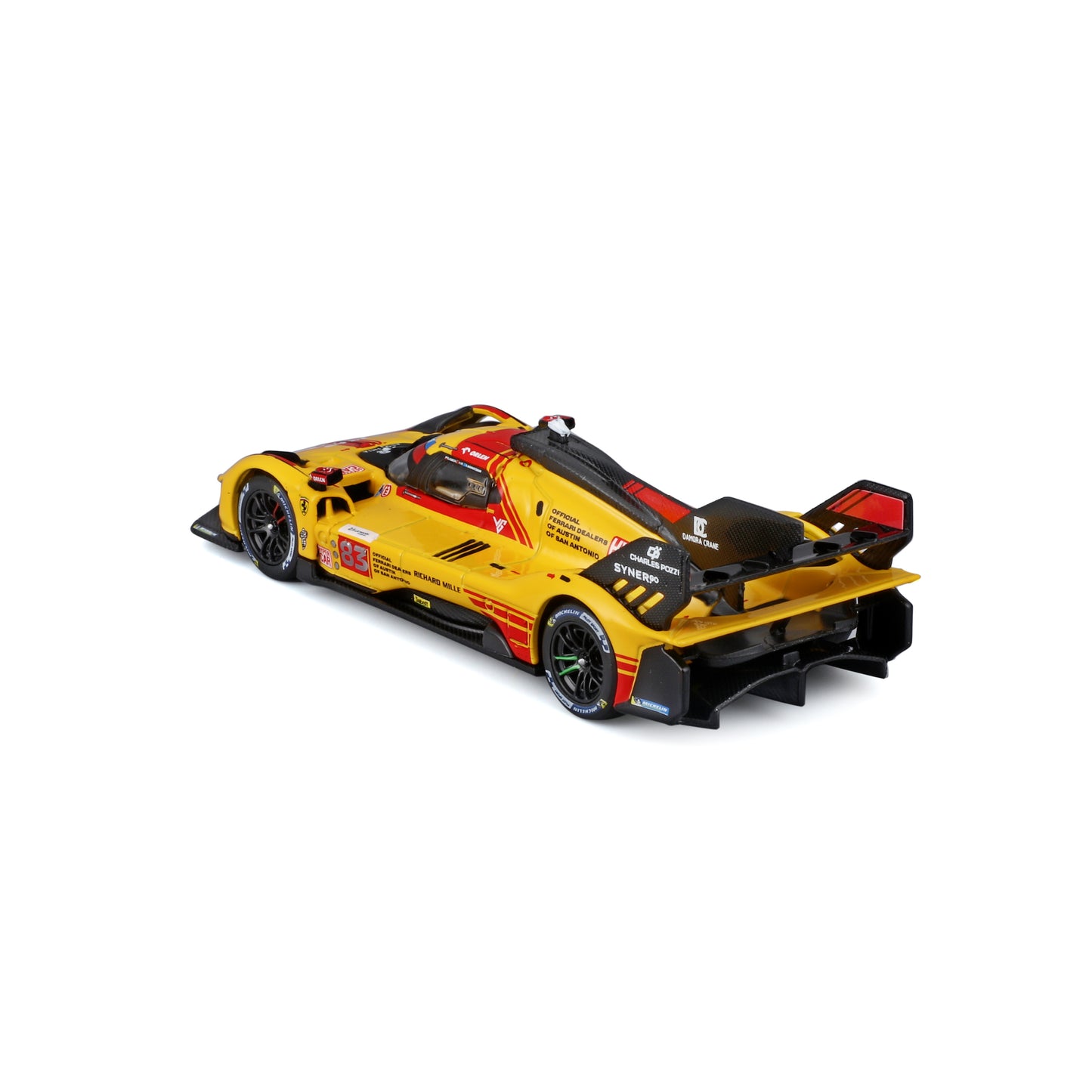 Ferrari 499P #83 - 24 Hours of Le Mans 2024 - 1:43 Scale Diecast Model with Display Case