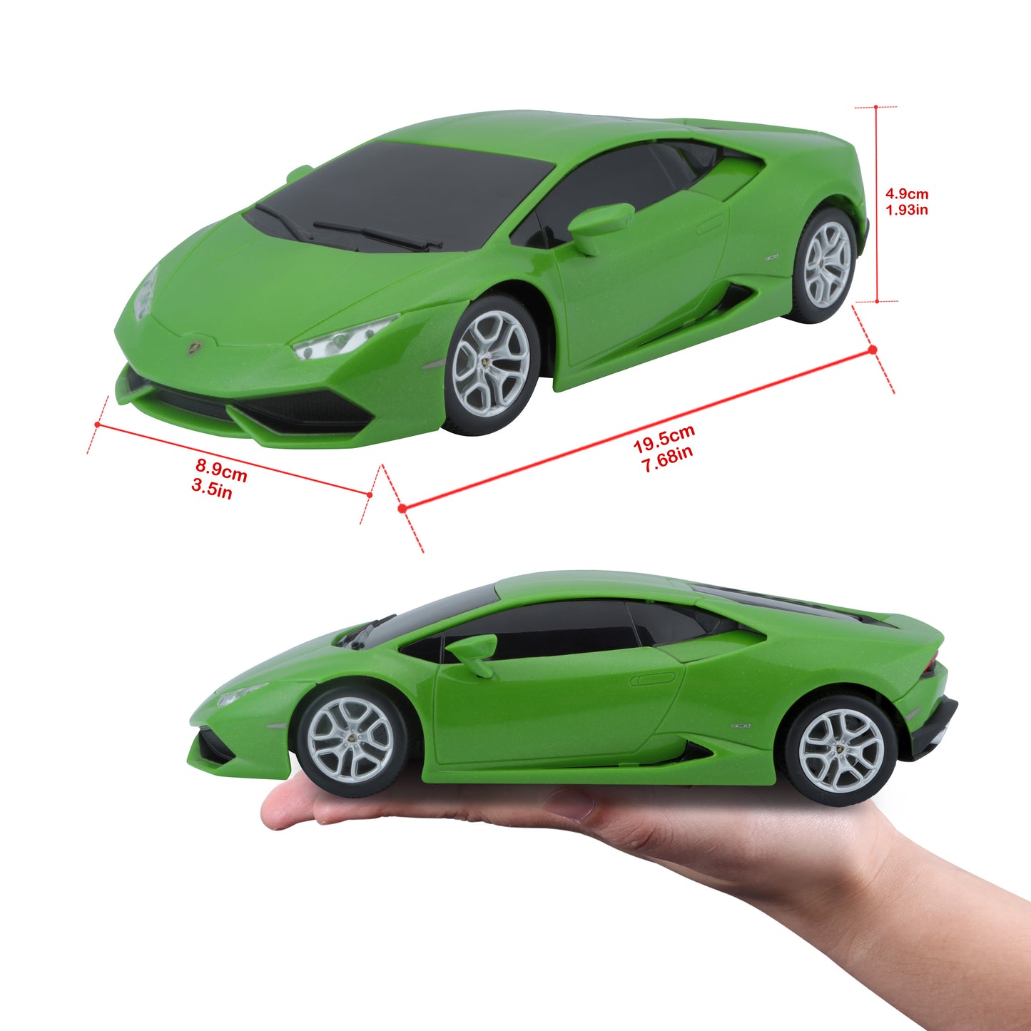 Co-Pack: Radiocomando Lamborghini Huracan Coupé 1:24 + Diecast 1:43