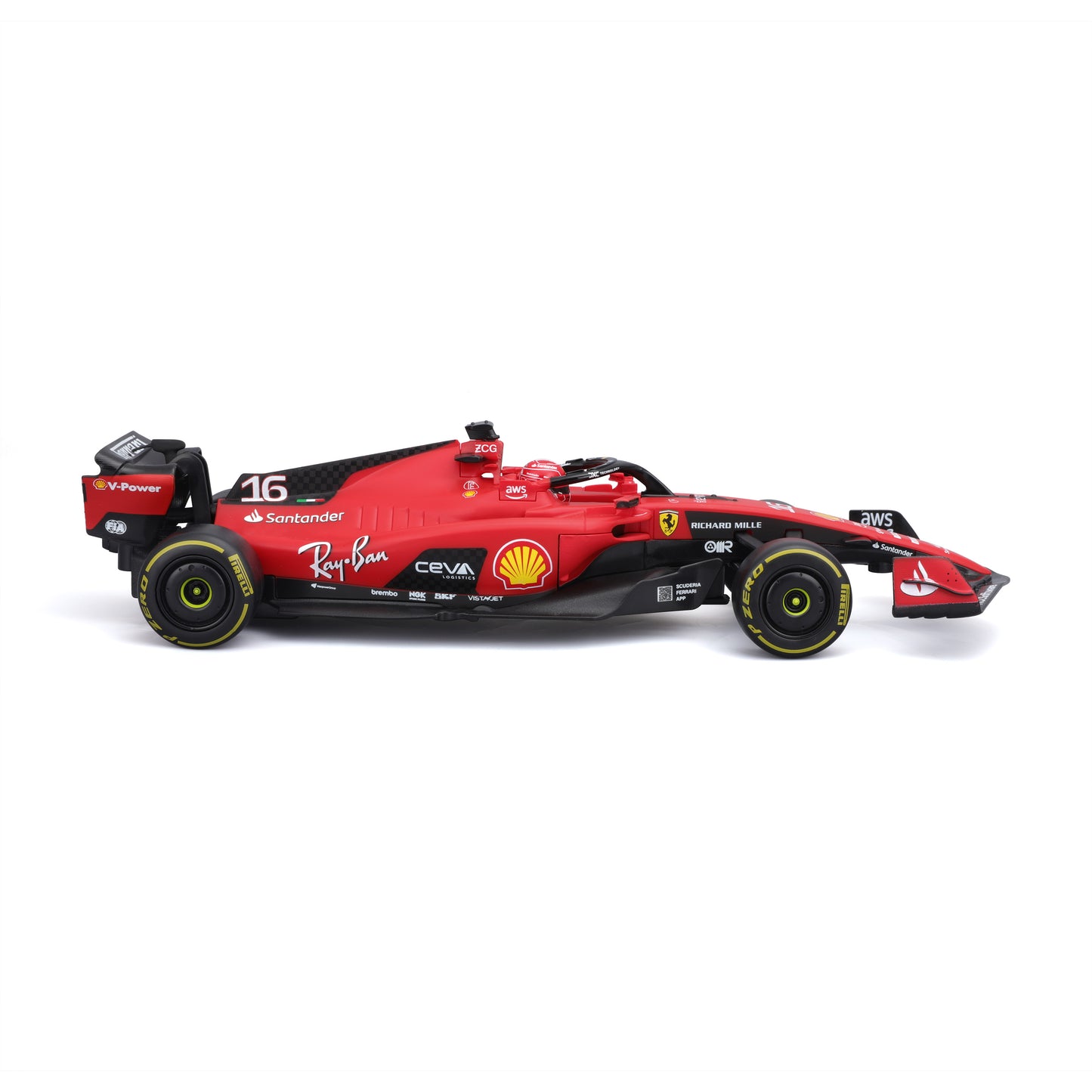 V'ehicule Radiocommand'e Ferrari F1 SF-23 - Mod`ele 'Echelle 1:24